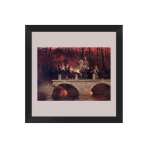 Starcie belwederczyków z kirasjerami rosyjskimi na moście w Łazienkach