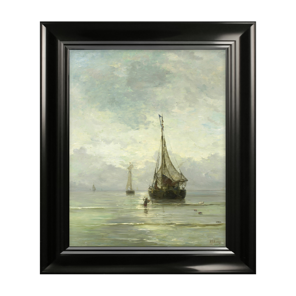 Mesdag_Hendrik_Willem_-_Spokojne_morze_216-A1007_40x50