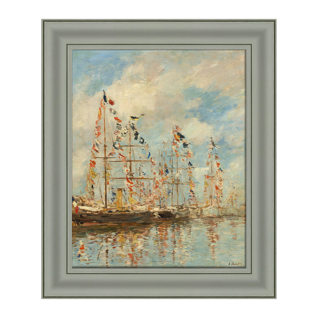 Boudin_Eugene_-_Yacht_Basin_w_Trouville-Deauville_3396-061T_40x50