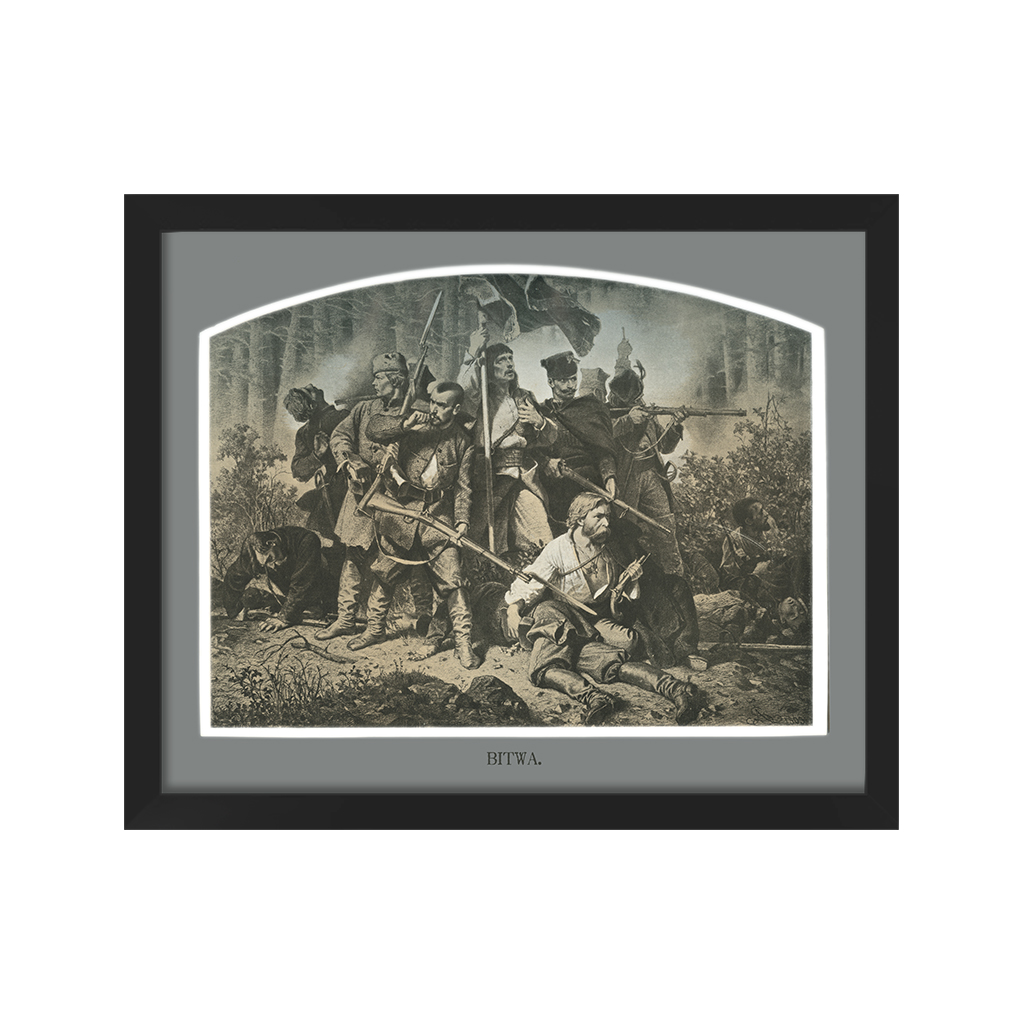 Grottger_Artur_-_Polonia_IV_Bitwa_149-06_40x50a