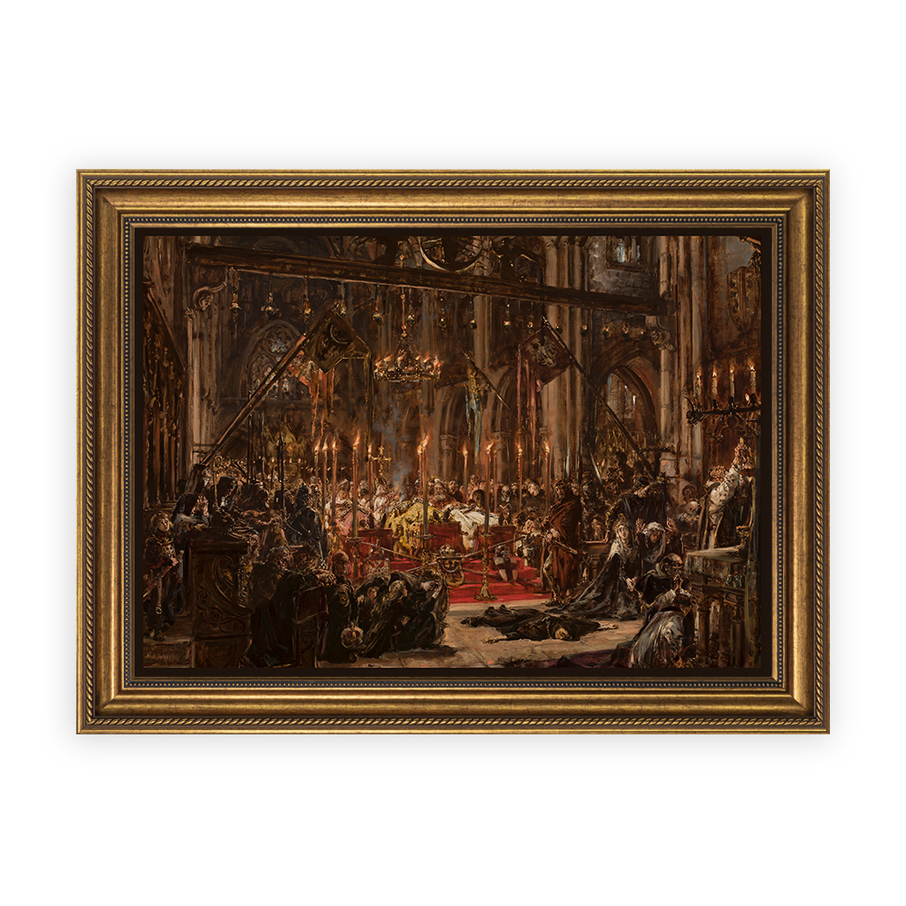 Matejko_Jan_-_Dzieje_cywilizacji_w_Polsce_V_Kleska_legnicka_Odrodzenie_RP_1241_400-02M_50x70_all