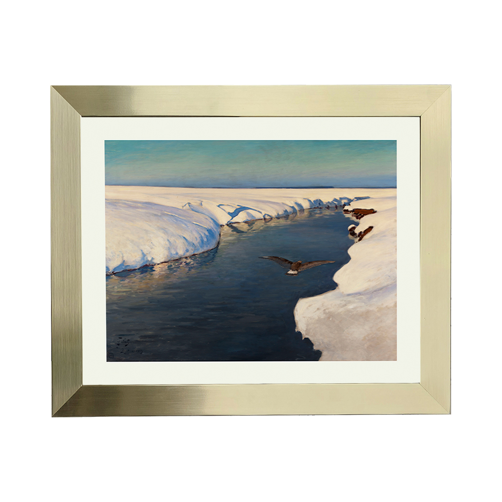 falat_julian_-_pejzaz_zimowy_z_rzeka_i_ptakiem_243-00277_40x50