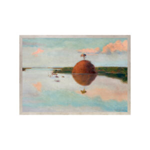 Zachód na błotach (Wylew rzeki) 50x70