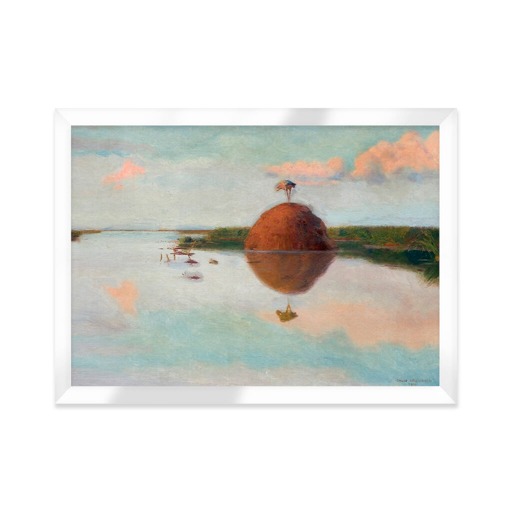 chelmonski_jozef_-_zachod_slonca_na_blotach_243-A1001_50x70