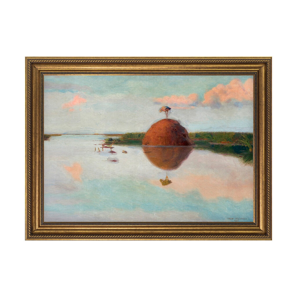 chelmonski_jozef_-_zachod_slonca_na_blotach_400-02M_50x70