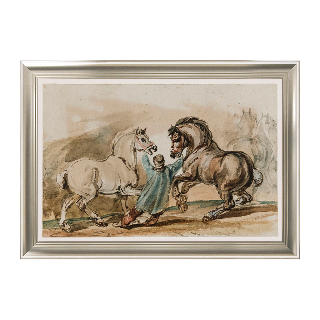 Michalowski_Piotr_-_Stajenny_kielznajacy_perszerony_216-S126_60x90