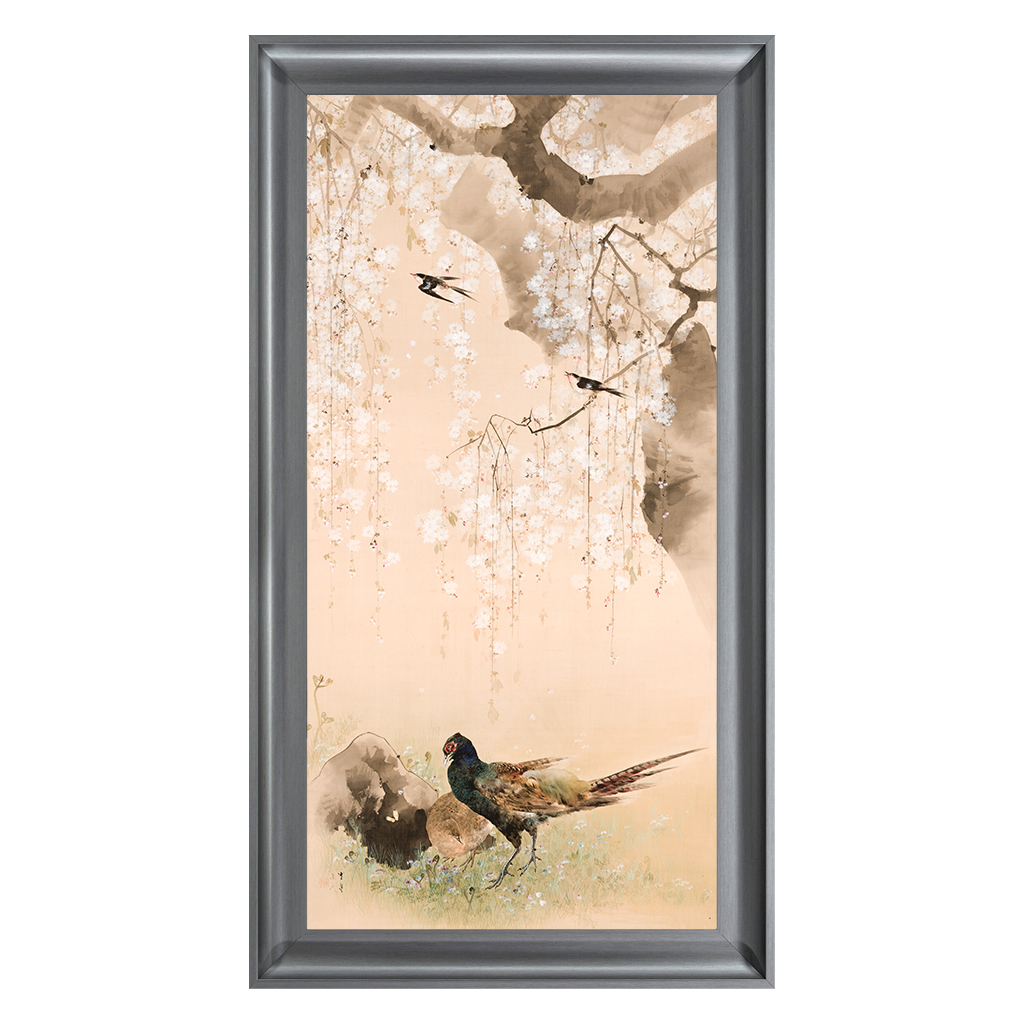 Seitei_Watanabe_-_Wiosna_Bazanty_pod_kwitnaca_wisnia_3179-02M_50x100_pio