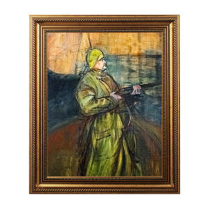 Maurice Joyant podczas polowania na kaczki