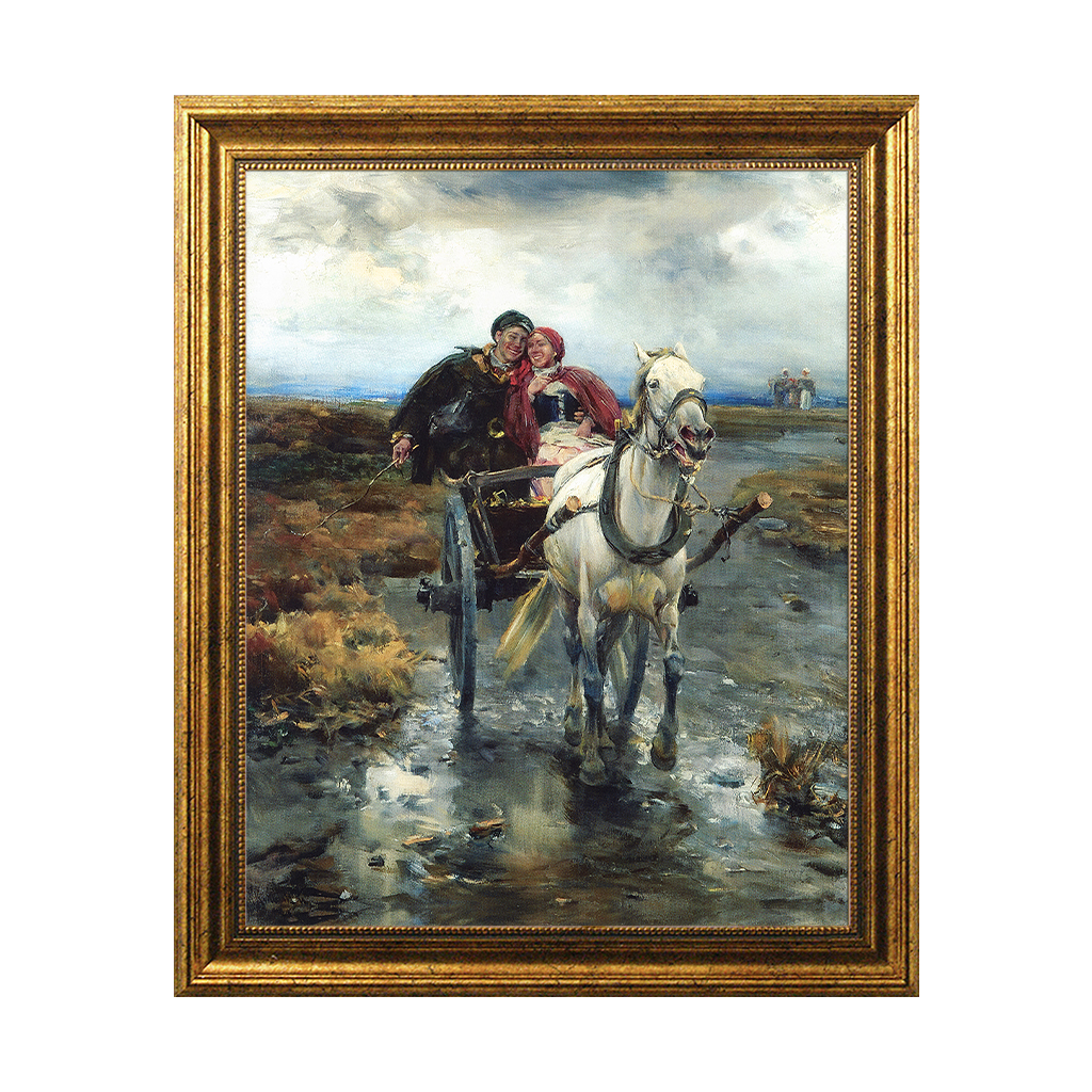 Wierusz-Kowalski_Alfred_-_Pocztarek_101-MX-446_40x50