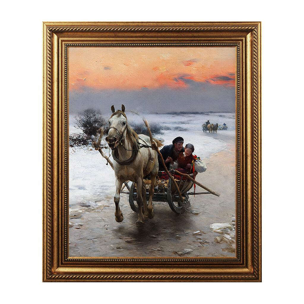 Wierusz-Kowalski_Alfred_-_Zaloty_400-02M_40x50