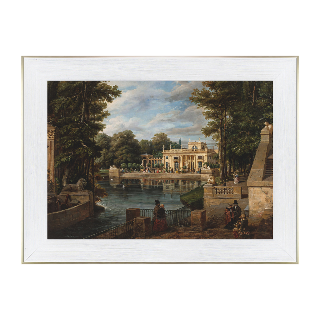 Zaleski_Marcin_-_Widok_palacu_w_Lazienkach_latem_1124-W1_50x70_poz2