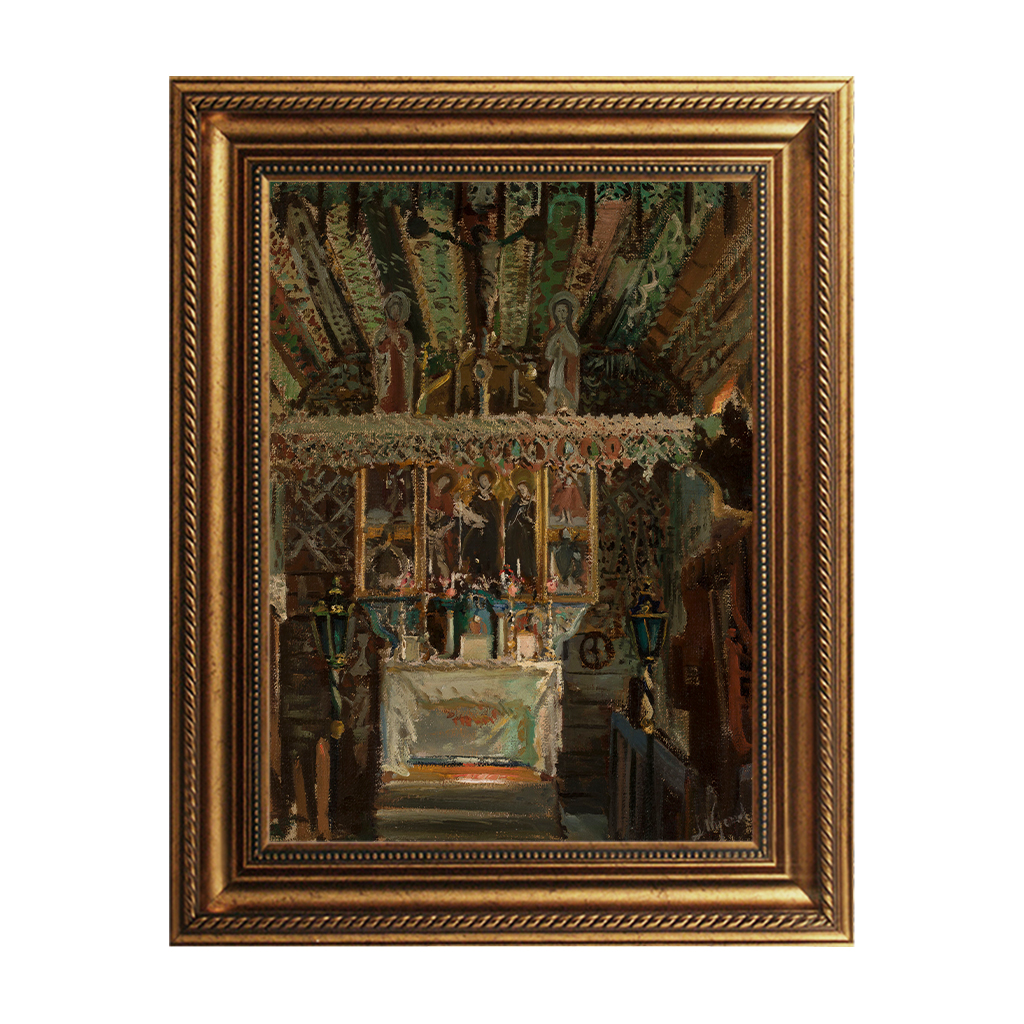 wyczolkowski_leon_-_wnetrze_kosciola_w_debnie_400-02M_30x40