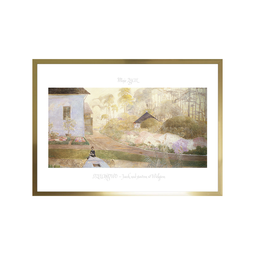 Malczewski_Jacek_-_Dziecinstwo_-_Jacek_nad_stawem_w_Wielgiem_(cykl_Moje_zycie)_149-51G_50x70_poz